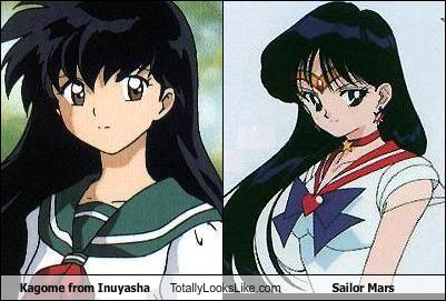  Sailor Mars Kikyo,Kagome,and Sango!!!!:D