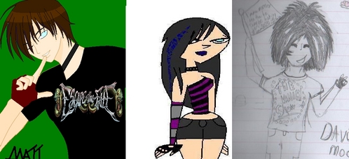  Name riley evernite Age : 17 Crush: matt Likes: bands like: escape the fate, falling in reverse, blood on the dance floor, green day, my chemcal romance. art, skateboarding, maple syrup, lollipops, scary movies, speaking her mind, standing up for people, being really random. Dislikes: being bored Fav color: black Bio : rily lves ith her parents but theyre out all hari . she loves to have fun and loves being hyper and ild. she used to get bullied until matt stood up for he her and matt have been best Friends evr since. she loves anging out ith him. shes alot stronger no and bullying her is like dicing ith death even ava ouldnt stand a chance against her. but shes not often mean shes usually super Rawak and happy. she is rebelious and smashed quite alot of windos in her time. she is very musical and can play gitar and drums. but her voice is amazing she sings really beautifully, she has a crush on matt but would never admit it Enemy's : justin, eva, heather, Friends : every1 else Team:black canarys Audition *cam fizzles out to sho a girl stood back stage earing really Gothic clothes* riley: HeyHey! im riley and i ould Cinta to be on ur tunjuk ecause .... *looks to the left* one moment *runs away and comes ack holding a lollipop* sory i Cinta tese anyway i would like to be on your tunjuk because im mmega bored and my friend matt is entering so Yay! so uh talennnt oki *grabs gitar and starts to play and sing this in a grat voice http://www.youtube.com/watch?v=VbEbv2Ig9D0 * riley: so hope u accept biezzz name: matt monroe age: 17 crush: riley but thinks she likes some1 else likes: hanging out, playing guitar, singng normal and screamo, helping, arguing with adults and bullies, skinny jeans, converse, same Muzik as riley, laughing, skateboarding dilsikes: being bored, no music, fave colour: black bio: he was born in california and in kindergarden stood up for riley she showed him who he really is and theyve been bestfriends eversince. when his parents died he felt depressed and turned to drugs but hes walked away from that. because riley helped him he will never becme what he was and doesnt miss his old self. likes same Muzik as riley and is really good at Singing screamo and normal. he has a crush on riley but will never admit it and thinks she likes some1 else. friends: every1 enemies: justin, cody, heather team: red jaguars audition: *cam fizzes to tunjuk a boy sat on a wall* matt: hei im matt. and i would like to be on your tunjuk cause im bored and honestly i dont know!so talent? Dahvie gitar plz *dahvie throws him gitar and matt plys this and sings to it hs really good and sounds just like the guy. plays gitar really well without really trying http://www.youtube.com/watch?v=DM47ZvXnX-Y&feature=BFa&list=PL04B012ACF8D8D750&lf=mh_lolz matt: so hope u accept