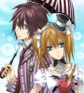  Rima and Senri from Vampire Knight (at least it is not Yuki and Zero, but I do like them when they are together)