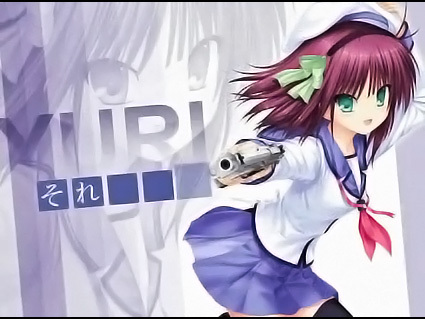Yuri from Angel Beats (or pretty much ANYONE from angel beats LOL)