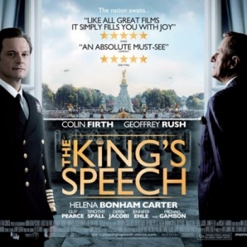 For me it would be ‘The King’s Speech’. One reason I like it is because it is a Period Drama in a way, and it is set in one of those time periods that I love watching. I also like Colin Firth as an actor and Geoffrey Rush is hilarious :D I also enjoy the humour, because I like comedies and I think that there are lots of places in the film that will get anyone laughing (like the three or so minute stream of swear words in the middle :D) I find that sort of thing hilarious as well. The acting is really great and  I think Helena Bonham Carter, Geoffrey Rush and Colin Firth did very well as the leading characters. I enjoyed Logue (Rush) and his constant attempts to test the boys on their theatrical knowledge. (I can’t get over that seen where Bertie walks in and sees him with a pillow stuck down his shirt! :D  