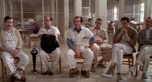 One Flew Over The Cuckoos Nest

The fact that its done in an Mental Hospital adds to the sheer brilliance of the film its got drama, emotion, altercations,humour you cant go wrong!