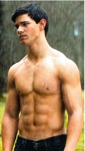  I think Taylor Lautner is a sexy,handsome guy!Maybe a sexy beast is umm not the phrase i would say!