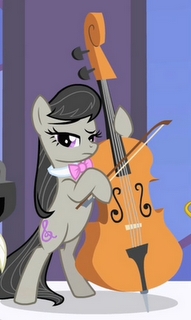 Octavia

No clue why, I just love her to bits. In second place comes Trixie and third comes Twilight.