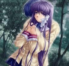  kyou crying and tomoyo holding her<3 clannad