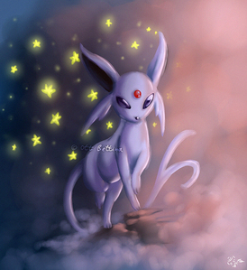  I am mostly stuck between Kanto and Johto. My preferito things were introduced in those generations. random picture of Espeon :D