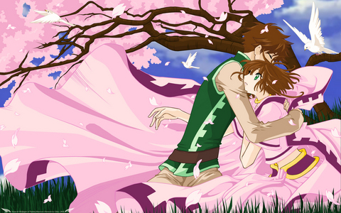  My favourite couple among вишня blossoms! XD Syaoran and Sakura 4ever!