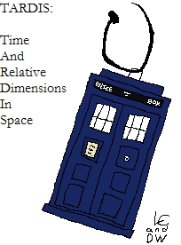 An item that's seen in almost all my 'sonas is a TARDIS earring. After all, I am a [url=http://en.wikipedia.org/wiki/Doctor_Who]Doctor Who[/url] geek. x3

And now for a lazy-ish doodle of it! :D