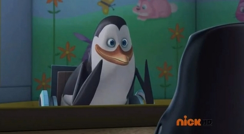  Kowalski! (From my kegemaran cartoon T.V show, The Penguins Of Madagascar) :) Just look at that face!! :D