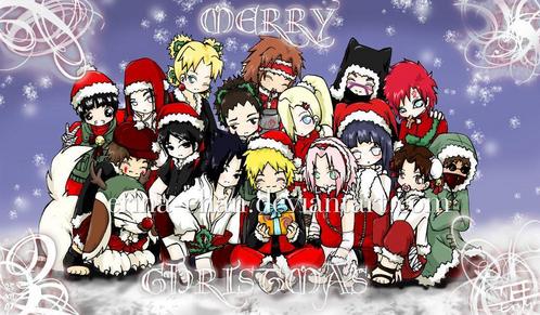  火影忍者 wishes 你 a Merry Early Christmas! =^.^=
