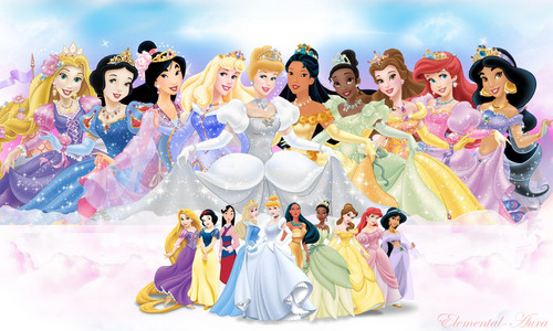  The 10 Official Disney Princesses In my komen-komen everyone kept saying it was beautiful and I'm glad because I put a lot of work editing this when Rapunzel was announced as an Official Disney Princess http://elemental-aura.deviantart.com/gallery/28541134#/d4bmtz3