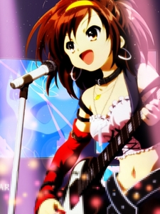  <b>Here's a picture of Haruhi-chan with a Guitar!^^</b>
