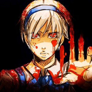 This is the only picture I have with blood~.