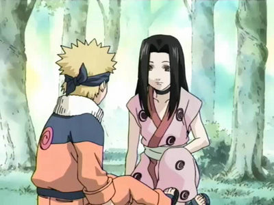  Haku from Naruto. Even नारूटो though he was a girl!