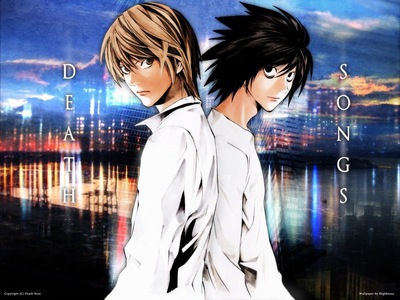 DEATH NOTE MY FRIEND SHE SEE DEATH NOTE AND I STARD AND I LOOK THIS ANIME MANGA