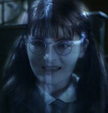  I think Moaning Myrtle was good the way she was lovey around harry
