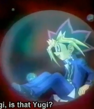  <b>hmm..Yugi-boy from Yu-Gi-Oh?,well some do say he's pretty short for his age..if I recall.</b>