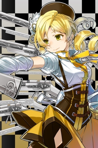  I read this and thought- Tomoe Mami! So I gepostet her. She's pretty yellow.