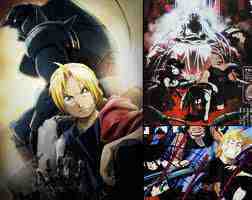 My favorite top 5 anime are:
1. Fullmetal Alchemist: Brotherhood
2. Bleach
3. Shakugan No Shana 1 & 2
4. Yamato Nadeshiko: The Wallflower, and...
5. Fairy Tail