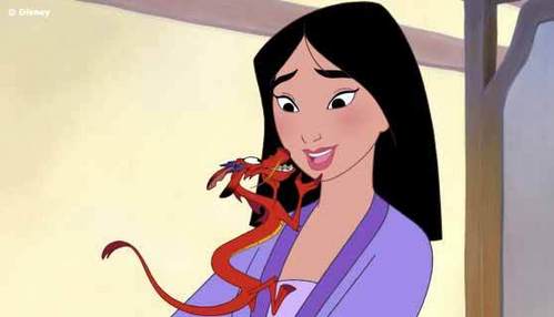 Mine is longer: Mushu (to Cri-kee): What? What do آپ mean you're not lucky? آپ *lied* to me? [Cri-Kee nods sadly] Mushu: [to Mulan's horse, Khaa] And what are you, a sheep?