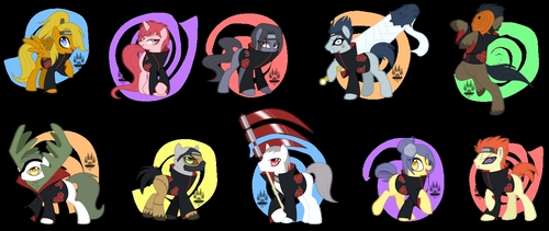 Oh hell yes. Naruto crossover to MLP!!