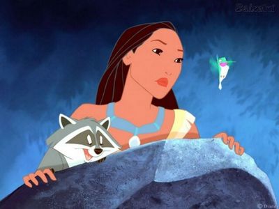 You look like Pocahontas but with shorter hair.