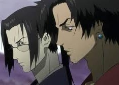  I'm not sure. Just going to post up these two. Jin and Mugen from Samurai Champloo!