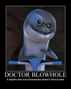  Dr. Blowhole!! >:D From the TV 显示 "The Penguins of Madagascar"