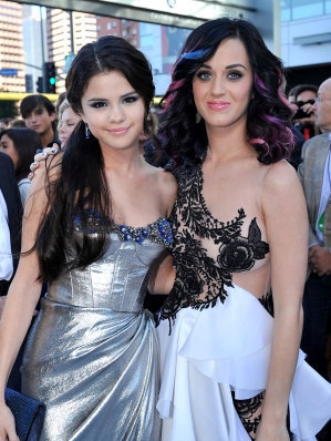 Selena Gomez with Katy Perry