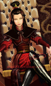  Azula is pretty, and really evil and I love that (: