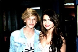 Selena gomez with Cody Simpson