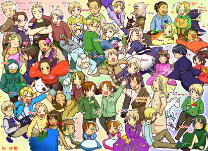  I'd like to be in Hetalia... although I'd probably lose consciousness VERY quickly XD
