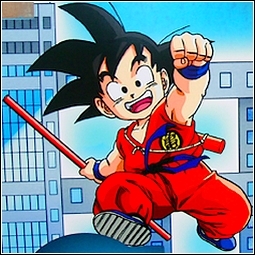  Goku! HE HAS AWESOME HAIR THAT NO ONE CAN IMITATE AND IT WILL STAY THE SAME WAY FOREVER CAUSE HE'S A FREAKING SAIYAN! XDDDD