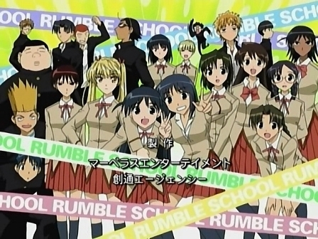  I'd Amore to be in 'School Rumble'! It would be like a life comedy!! It would also be so funny seeing them misunderstand things!!