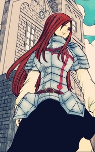 Erza Scarlet from Fairy Tail.
She's so Cool!!