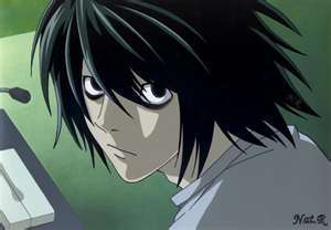  I would want to meet L. from deathnote, So I could hang out with him and tampil him what it's like to have a "real" friend.