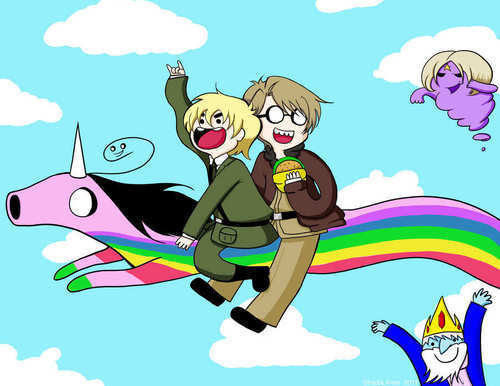  Adventure Time with Alfred and Arthur. BI
