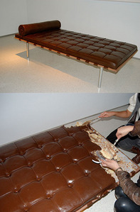  This is a picture of a couch cake.