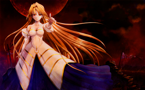  Arcueid Brunestud, The Lunar Princess. <3 She is definitely one of the prettiest girls I've ever seen in anime.