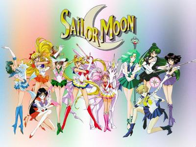  Sailor Moon (english dub, of course). I remember renting Sailor Moon video tapes from my local video store before it closed down. My sister and I loved it. Then it started airing on Toonami. Along con nhện, nhện Man, it was my yêu thích hiển thị on there.
