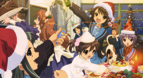  Here is the pic of クリスマス from アニメ Suzumiya Haruhi No Yuuutsu!!!
