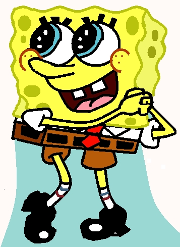  Yes and I think Spongebob is my inspiratio because I'm good at drawing him.