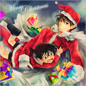  MERRY Рождество From Kaito and Conan!!!!!!