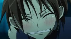  Teito from 07-ghost has a cute and weird smile :)yu gotta lov it <3