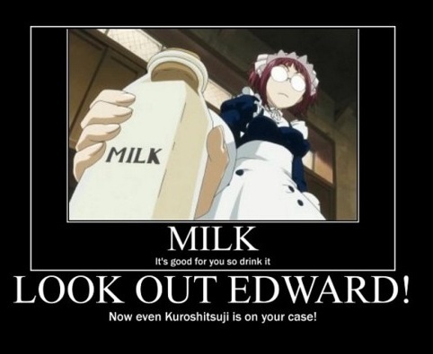  <b>Here's One!,It's both 흑집사 and FMA related!X3,I think it's pretty funny!x3</b>