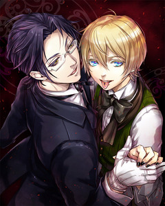 Of course! we're BFFF's.
he helps me with my yaoi's and I help him stalk ciel.