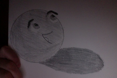  No. Meanwhile please enjoy my drawing of a ball-face-thing.