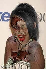 Miley Cyrus as a Zombie