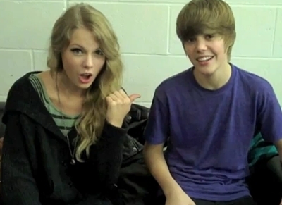 Taylor with Justin..cute pic <13
