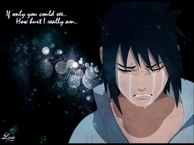  Aww, Sasuke. :(